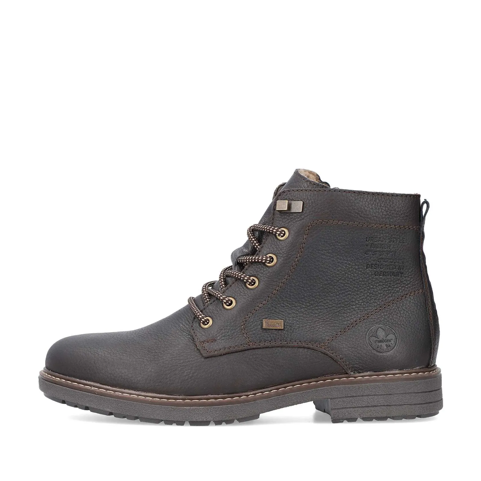 Rieker Boots-Men'S Corded Boots Coffee Brown