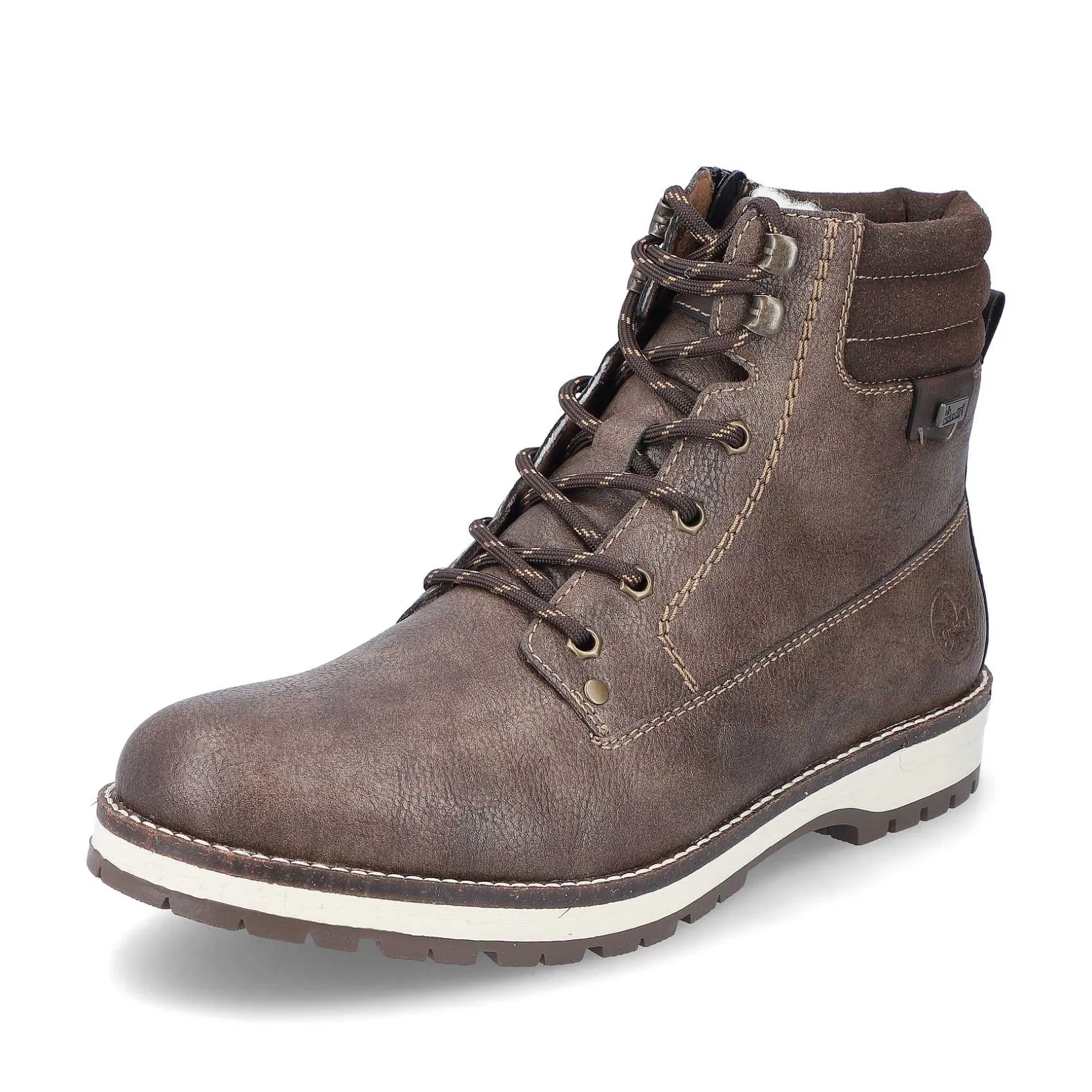 Rieker Boots-Men'S Corded Boots Tobacco Brown