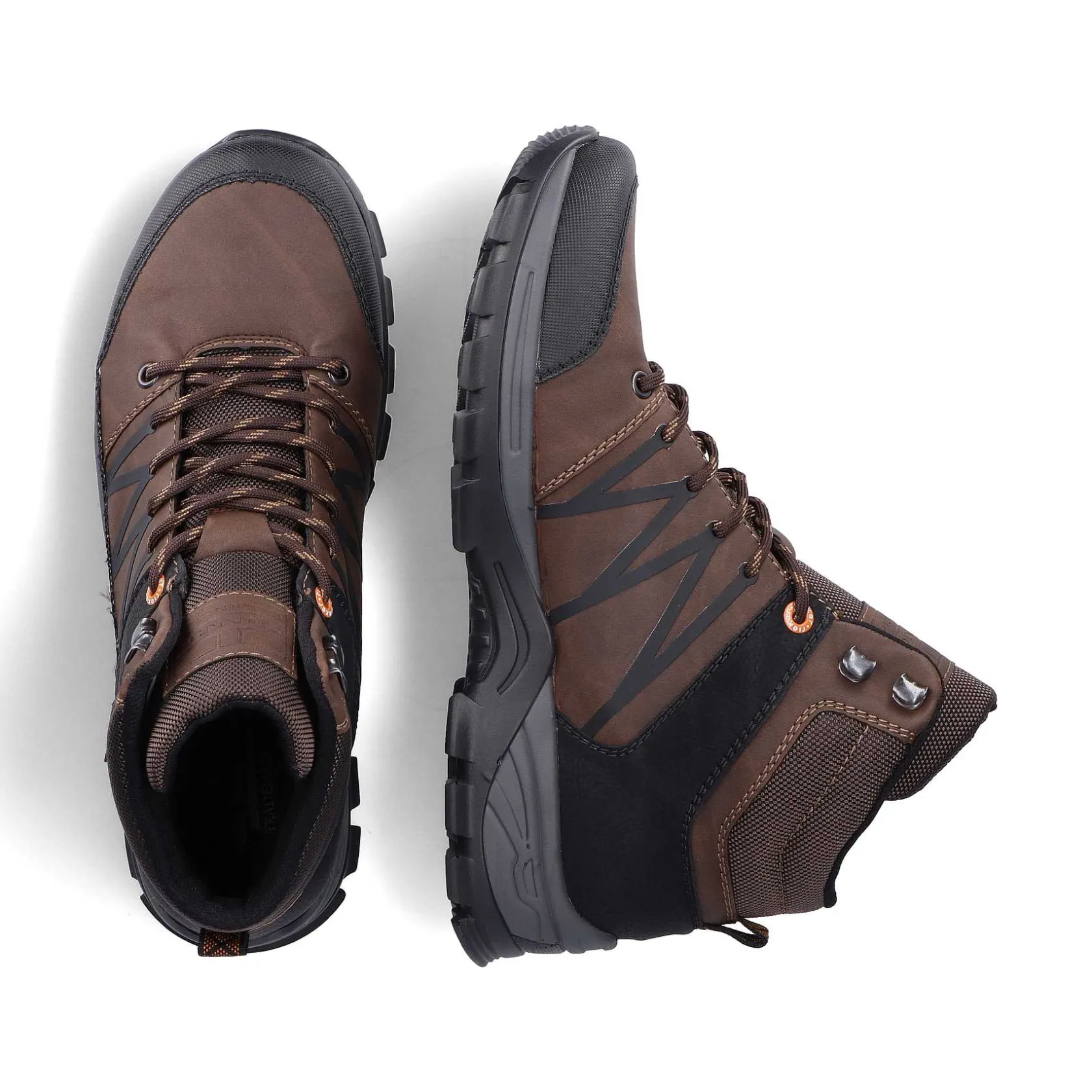 Rieker Boots-Men'S Corded Boots, Nut Brown