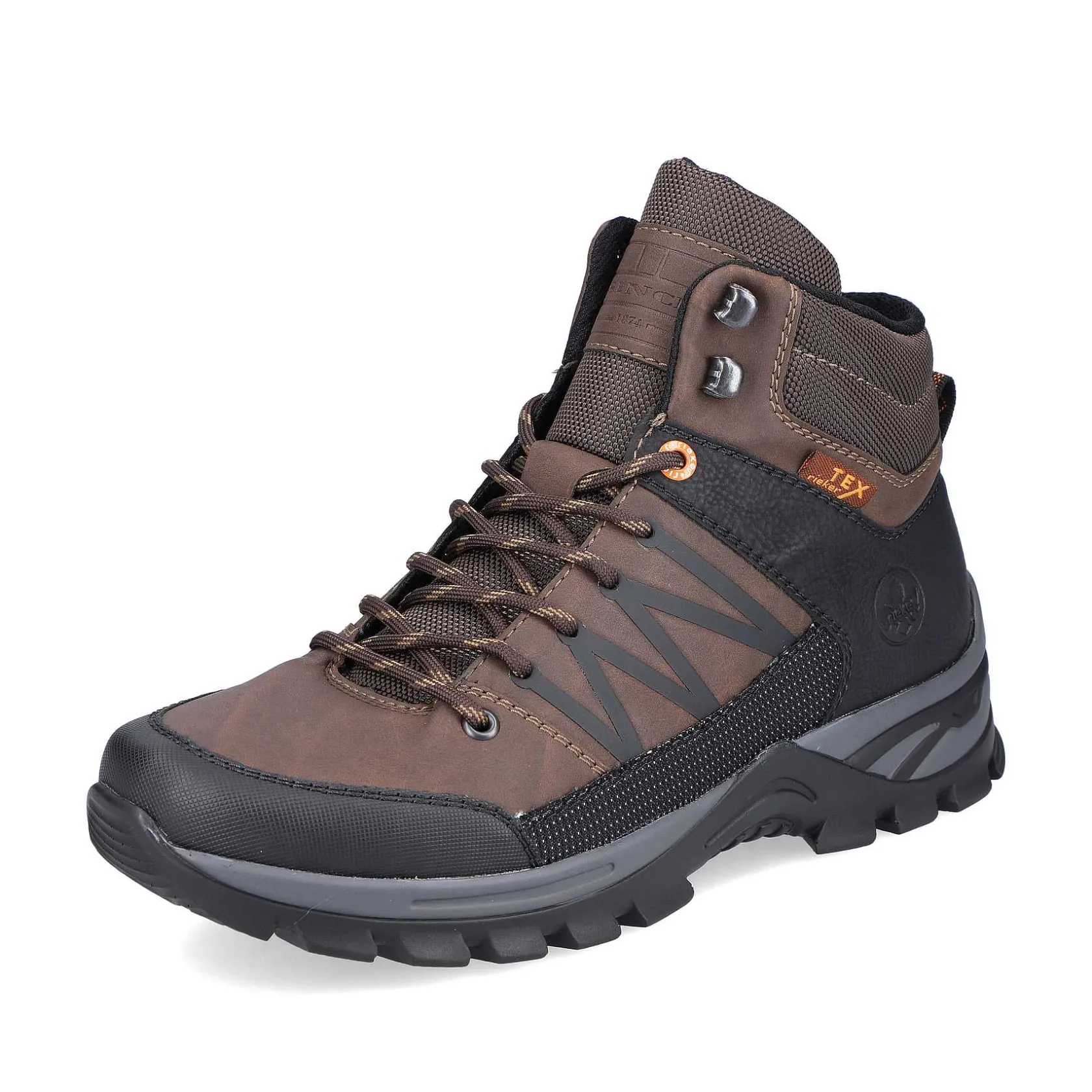 Rieker Boots-Men'S Corded Boots, Nut Brown