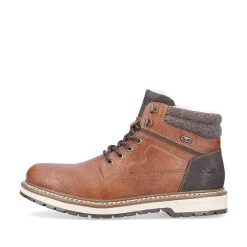 Rieker Boots-Men'S Corded Boots Chestnut Brown