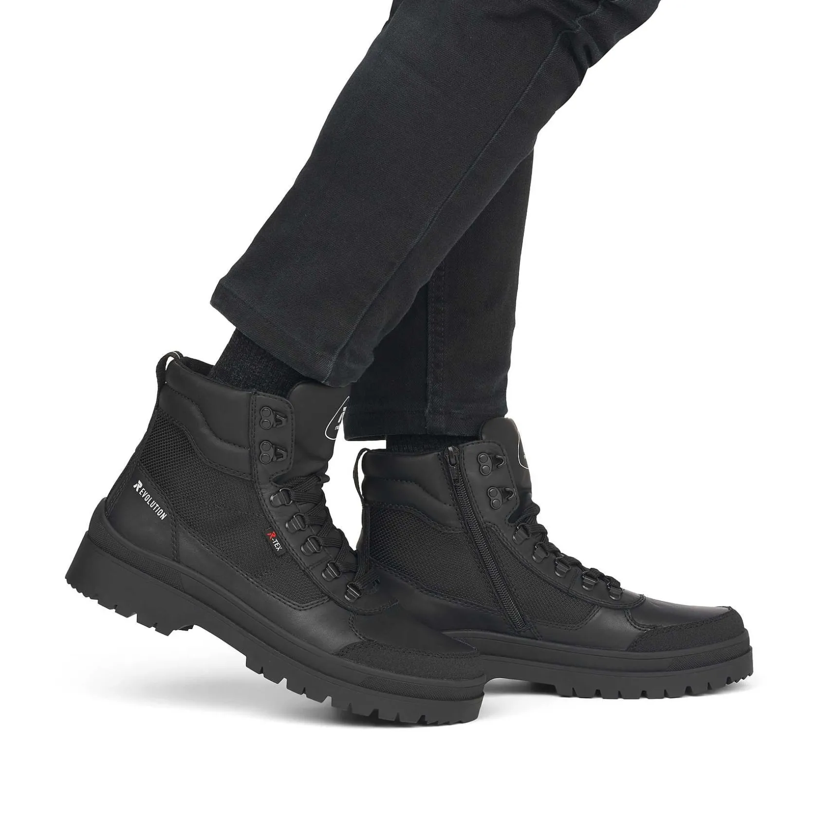 Rieker Boots-Men'S Corded Boots Noir