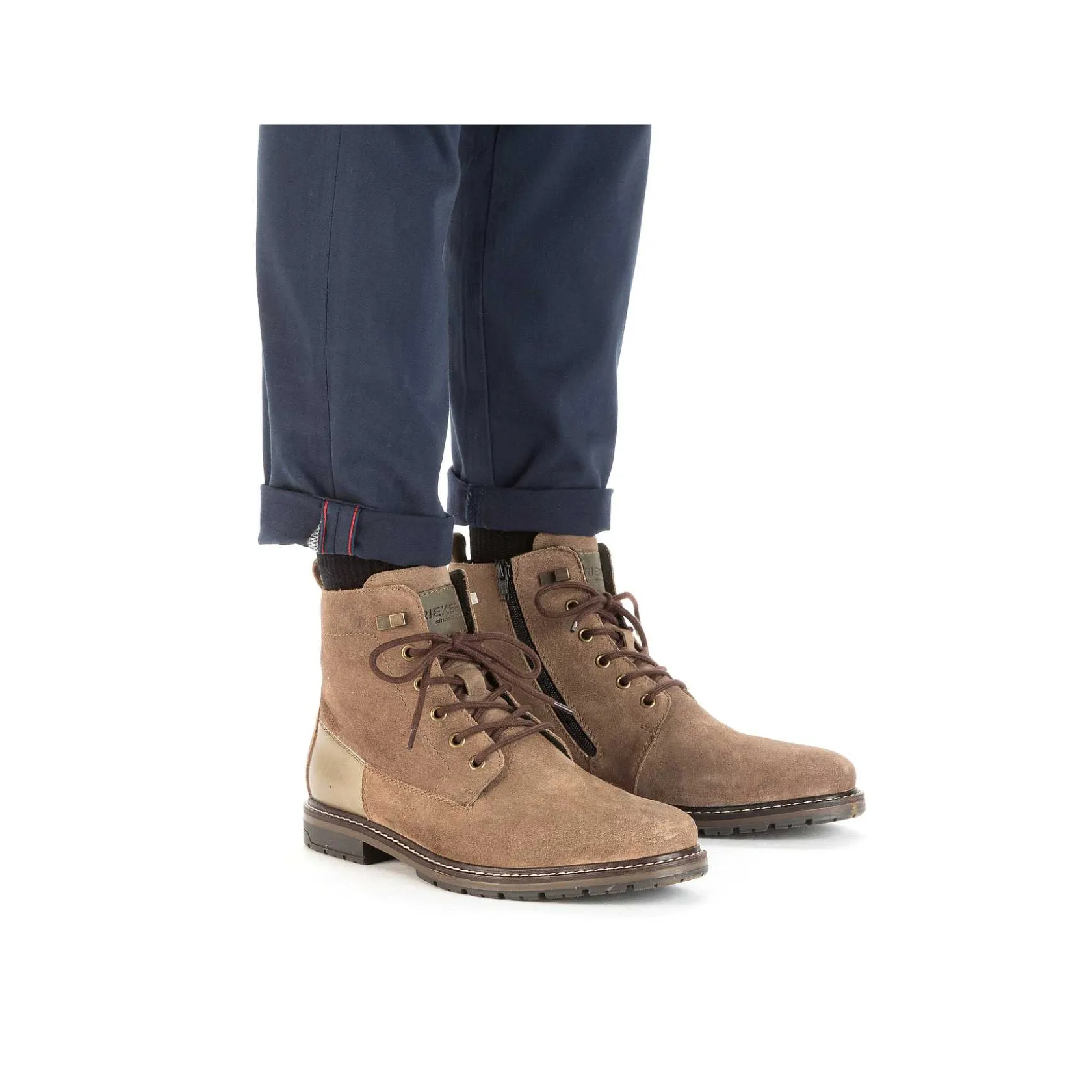 Rieker Boots-Men'S Corded Boots Sand Brown