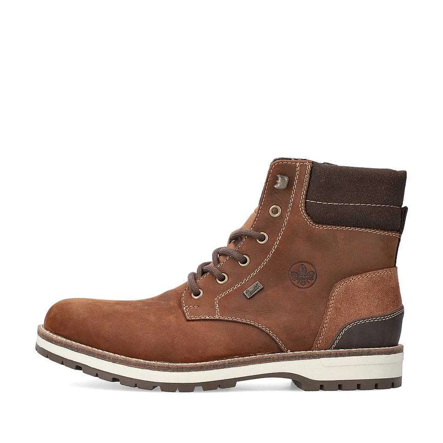 Rieker Boots-Men'S Corded Boots Chestnut Brown
