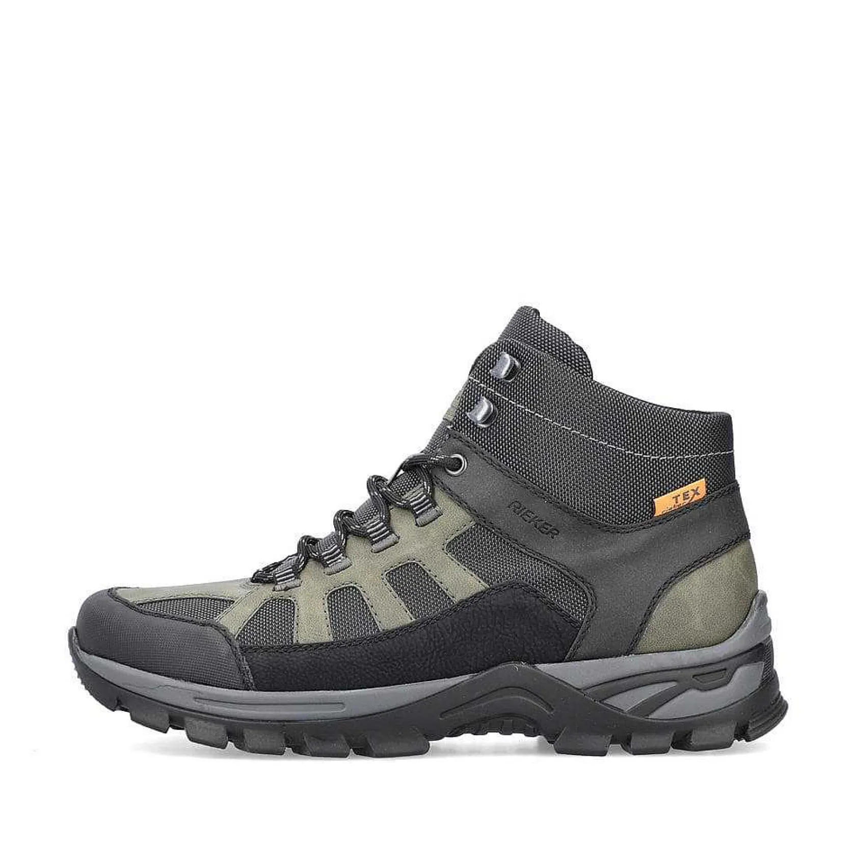 Rieker Boots-Men'S Corded Boots, Khaki Green