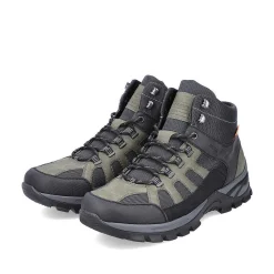 Rieker Boots-Men'S Corded Boots, Khaki Green