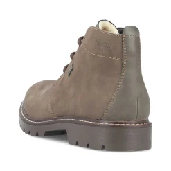 Rieker Boots-Men'S Corded Boots Grey-Brown