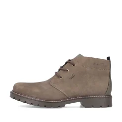 Rieker Boots-Men'S Corded Boots Grey-Brown