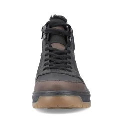 Rieker Boots-Men'S Corded Boots Asphalt Black