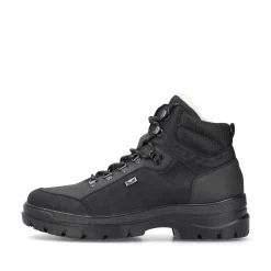 Rieker Boots-Men'S Corded Boots Asphalt Black