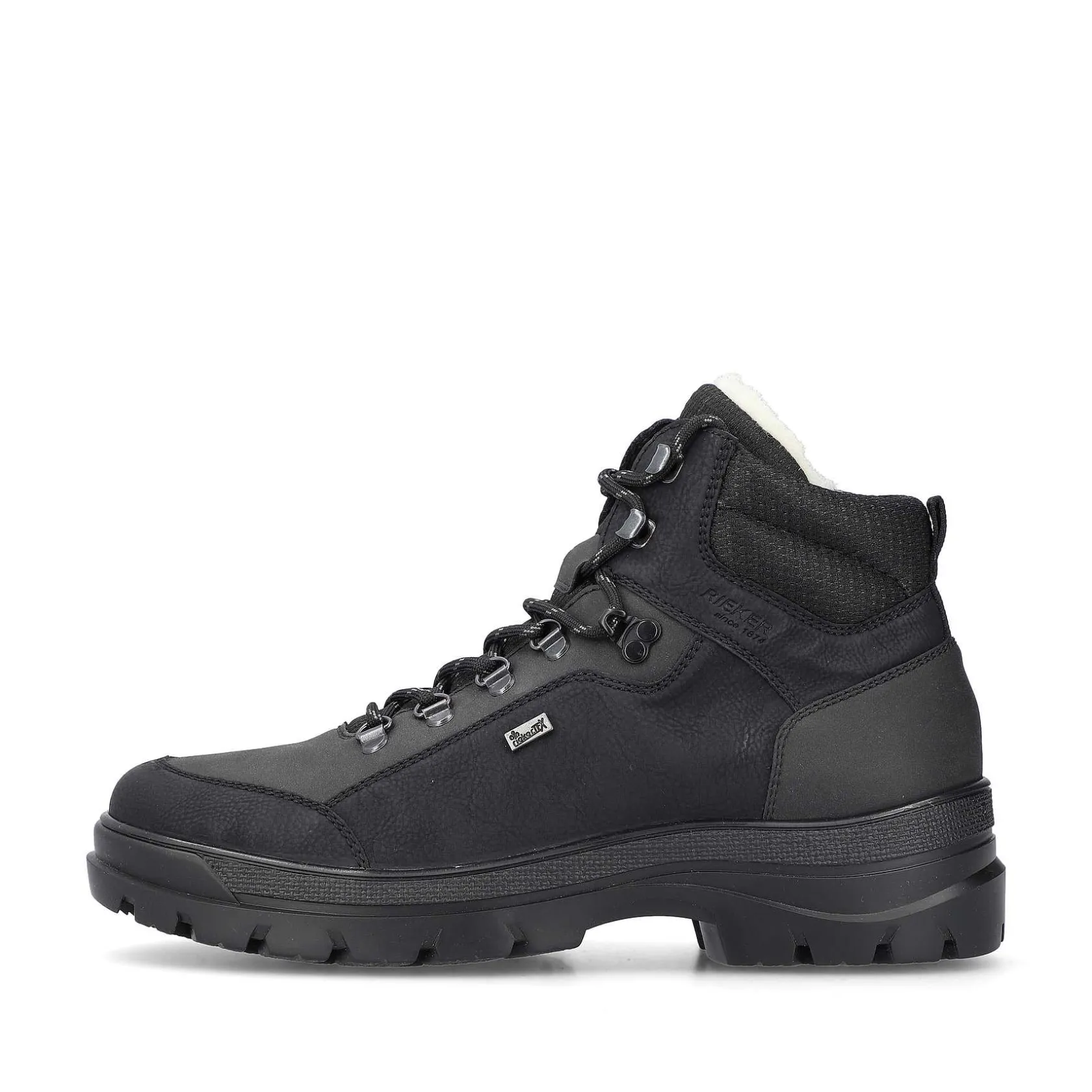Rieker Boots-Men'S Corded Boots Asphalt Black