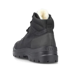 Rieker Boots-Men'S Corded Boots Asphalt Black