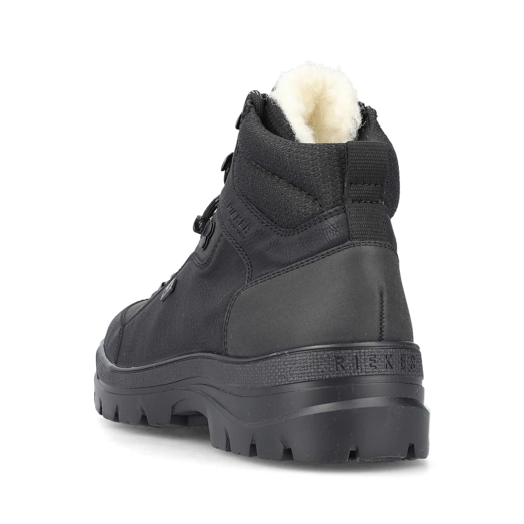 Rieker Boots-Men'S Corded Boots Asphalt Black