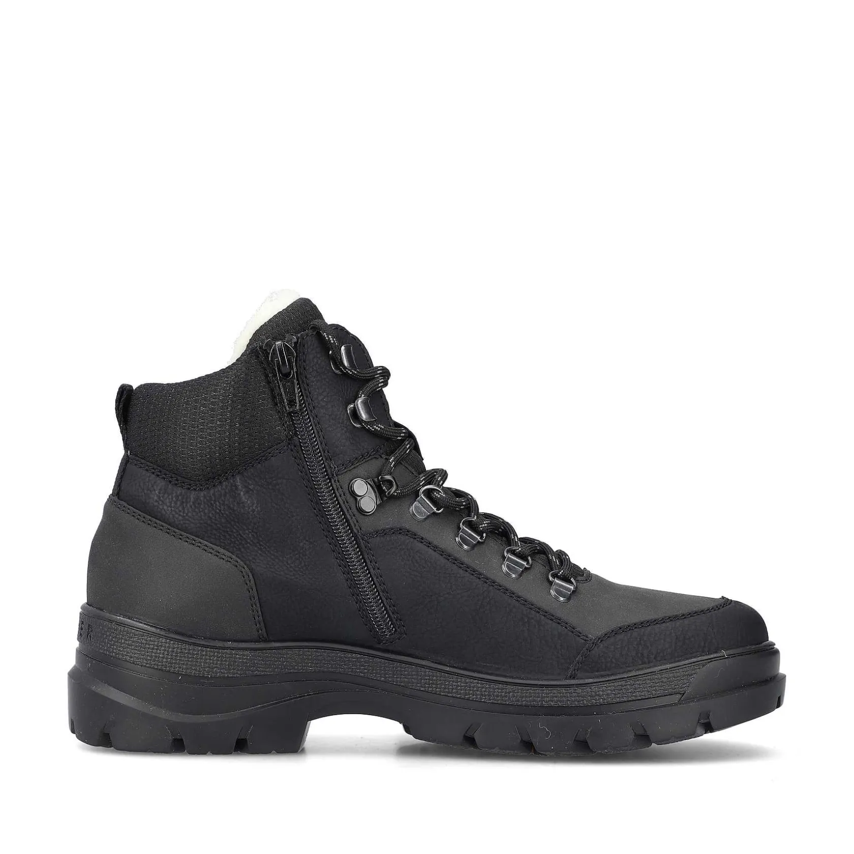 Rieker Boots-Men'S Corded Boots Asphalt Black