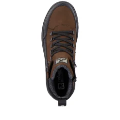 Rieker Boots-Men'S Corded Boots Nut-Brown Noir