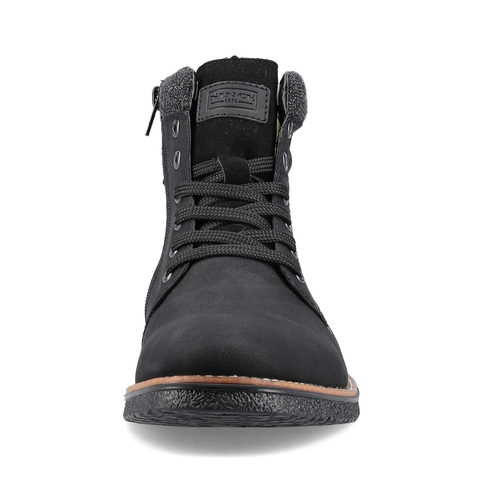Rieker Boots-Men'S Corded Boots Deep Black
