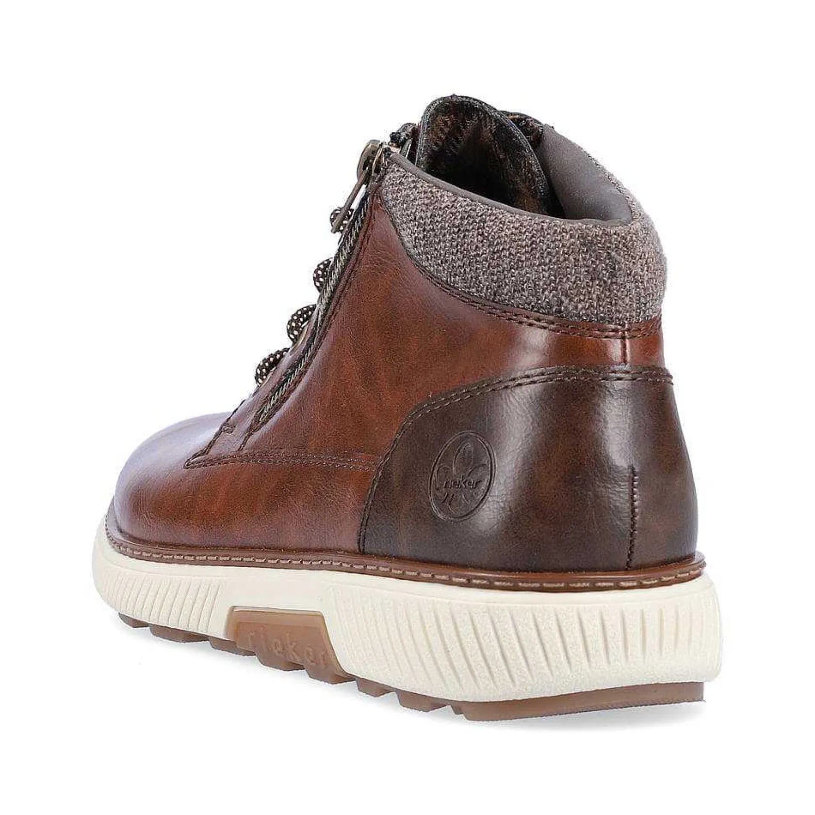 Rieker Boots-Men'S Corded Boots Coffee Brown