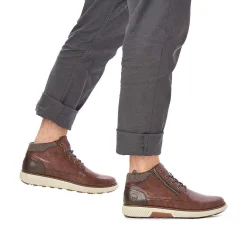 Rieker Boots-Men'S Corded Boots Coffee Brown