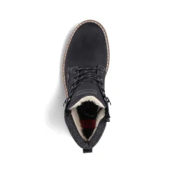 Rieker Boots-Men'S Corded Boots Deep Black