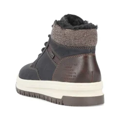 Rieker Boots-Men'S Corded Boots Asphalt Black