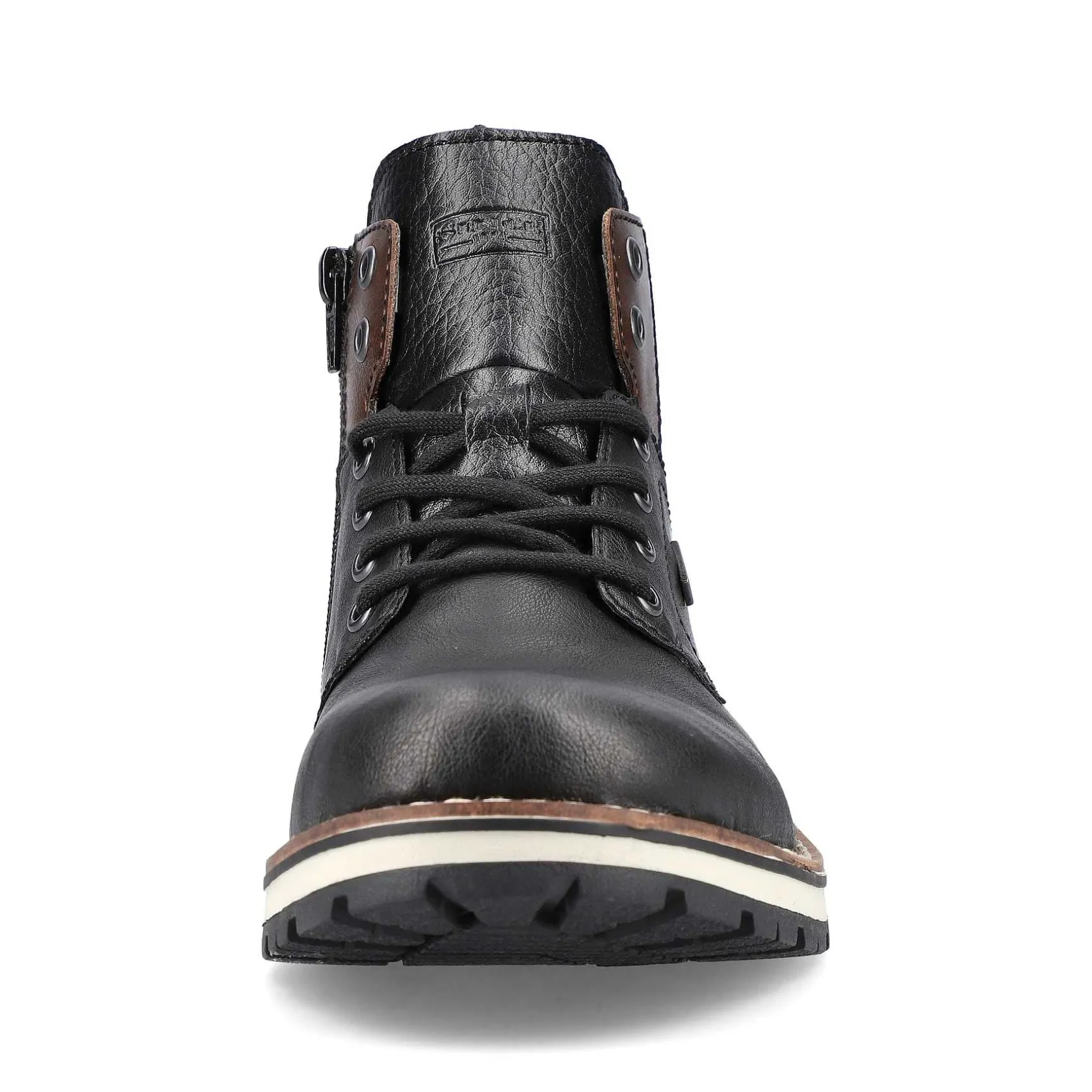Rieker Boots-Men'S Corded Boots Graphite Black