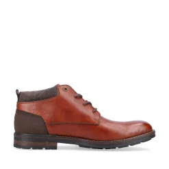 Rieker Boots-Men'S Corded Boots Chestnut Brown