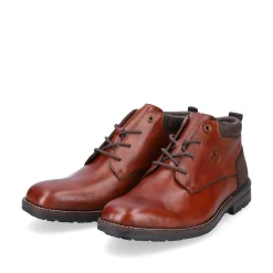 Rieker Boots-Men'S Corded Boots Chestnut Brown