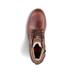 Rieker Boots-Men'S Corded Boots Chestnut Brown