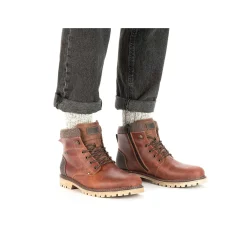 Rieker Boots-Men'S Corded Boots Chestnut Brown