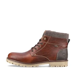 Rieker Boots-Men'S Corded Boots Chestnut Brown