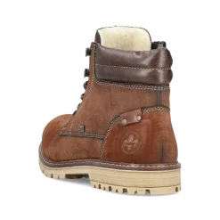 Rieker Boots-Men'S Corded Boots Chestnut Brown