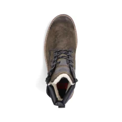 Rieker Boots-Men'S Corded Boots Olive Green