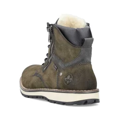 Rieker Boots-Men'S Corded Boots Olive Green