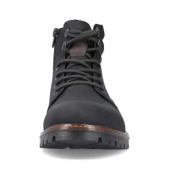Rieker Boots-Men'S Corded Boots Asphalt Black