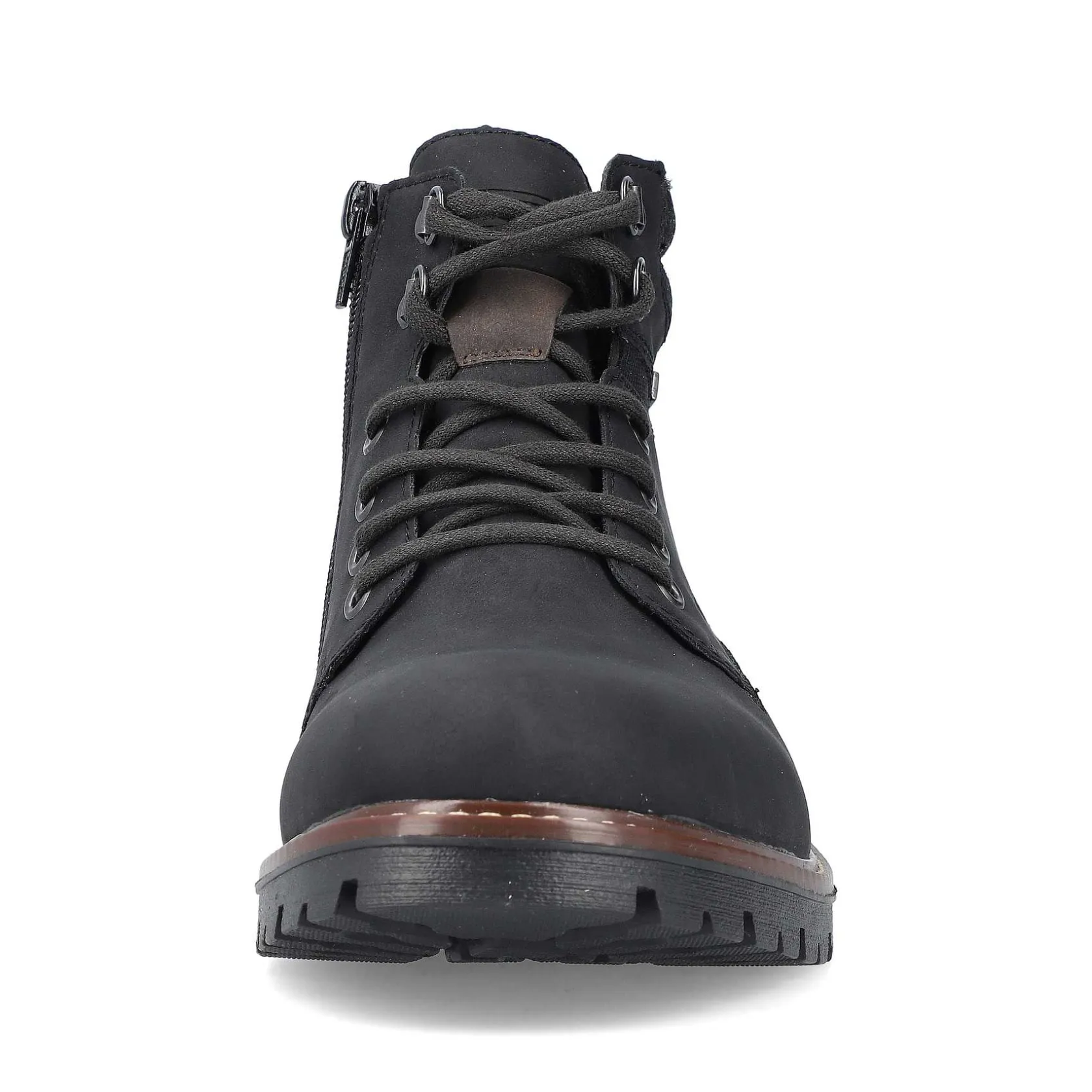 Rieker Boots-Men'S Corded Boots Asphalt Black