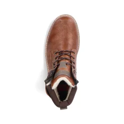 Rieker Boots-Men'S Corded Boots Caramel Brown