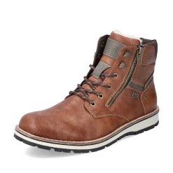Rieker Boots-Men'S Corded Boots Caramel Brown