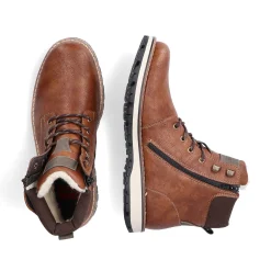 Rieker Boots-Men'S Corded Boots Caramel Brown
