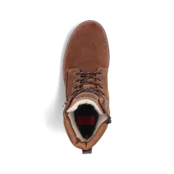 Rieker Boots-Men'S Corded Boots Nougat Brown