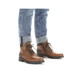 Rieker Boots-Men'S Corded Boots Caramel Brown