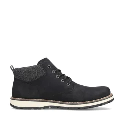 Rieker Boots-Men'S Corded Boots Urban Black