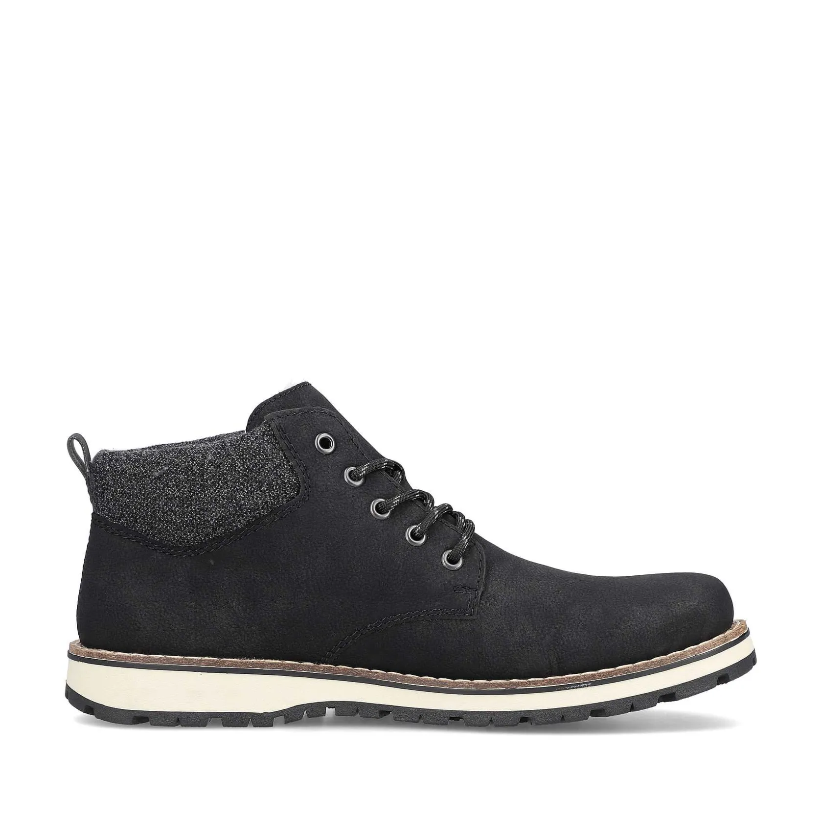 Rieker Boots-Men'S Corded Boots Urban Black
