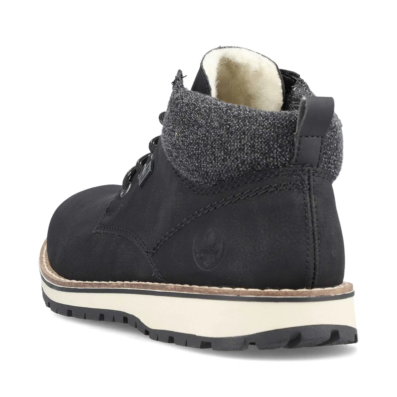 Rieker Boots-Men'S Corded Boots Urban Black