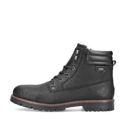 Rieker Boots-Men'S Corded Boots Deep Black