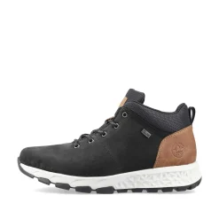 Rieker Sneakers-Men'S High Sneaker Black-Brown