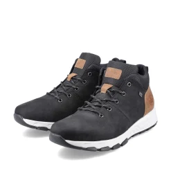 Rieker Sneakers-Men'S High Sneaker Black-Brown