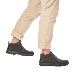 Rieker Boots-Men'S Laced Boots Espresso Brown