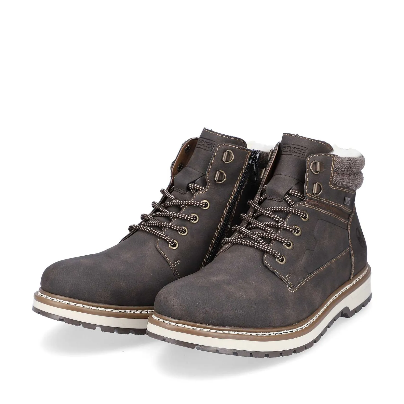 Rieker Boots-Men'S Laced Boots Espresso Brown