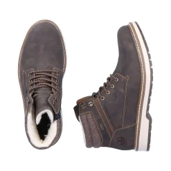 Rieker Boots-Men'S Laced Boots Espresso Brown