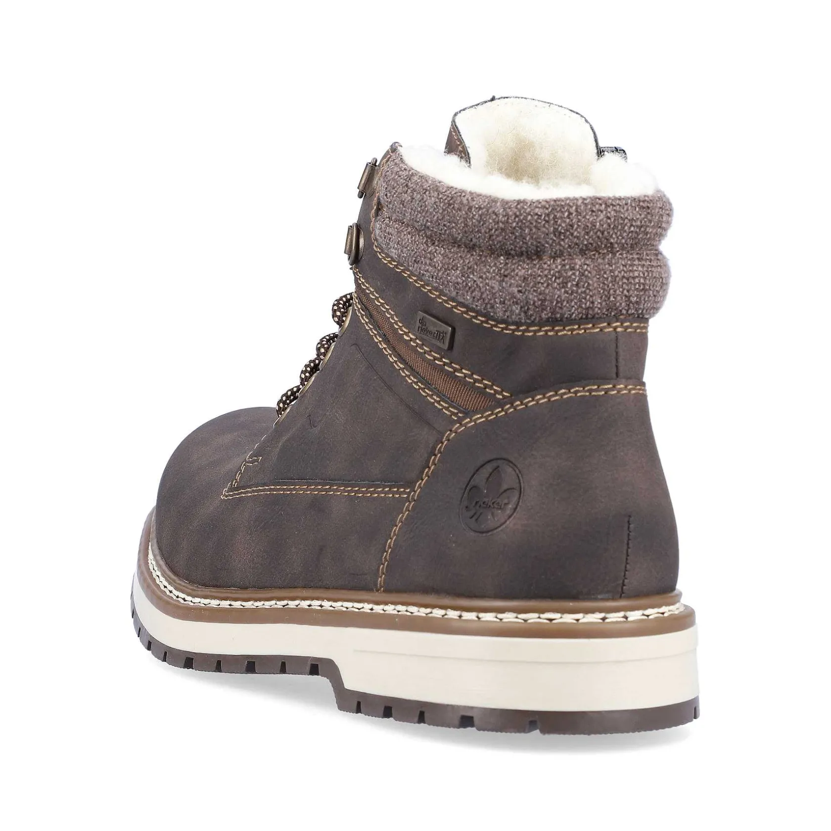 Rieker Boots-Men'S Laced Boots Espresso Brown
